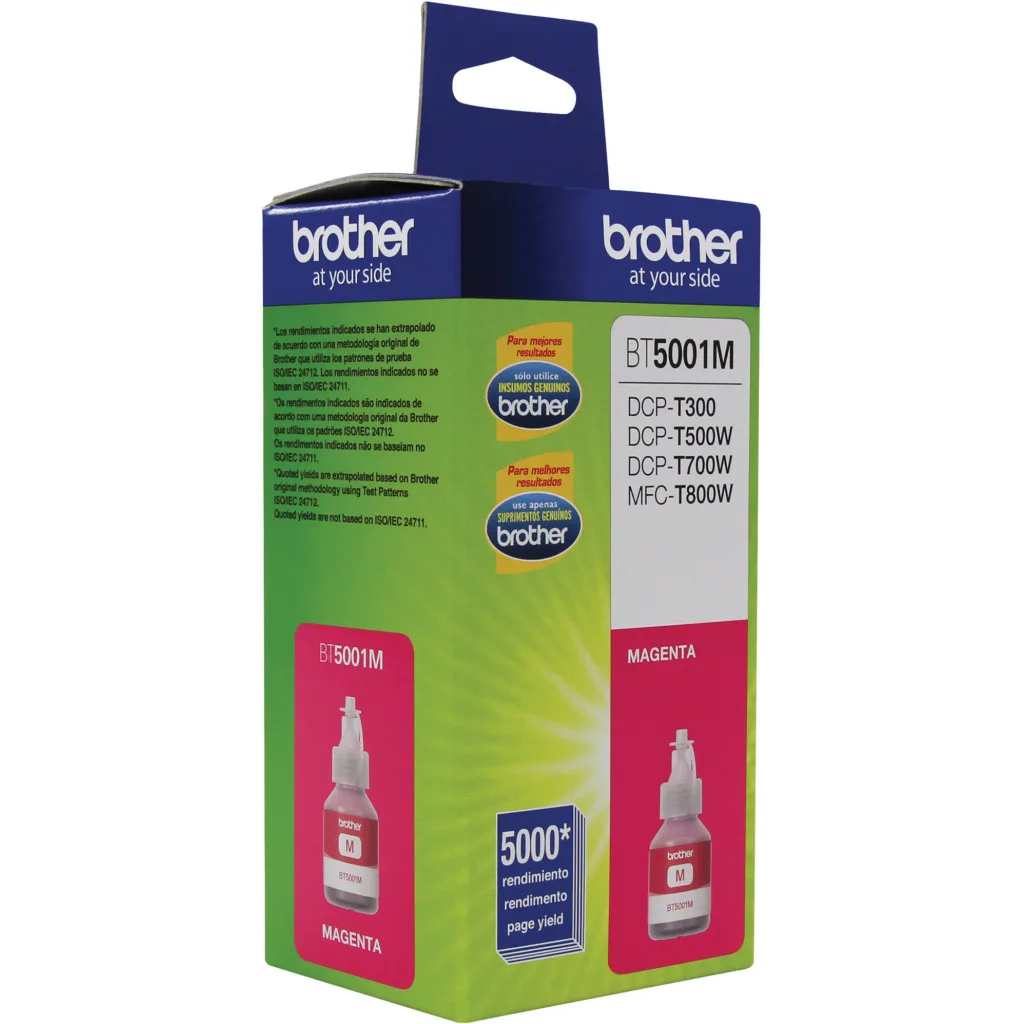 Imagen 2 de Botella de Tinta Brother BT5001M Magenta DCP-T300/T310/T500/T510 5000Pág 41.8ml