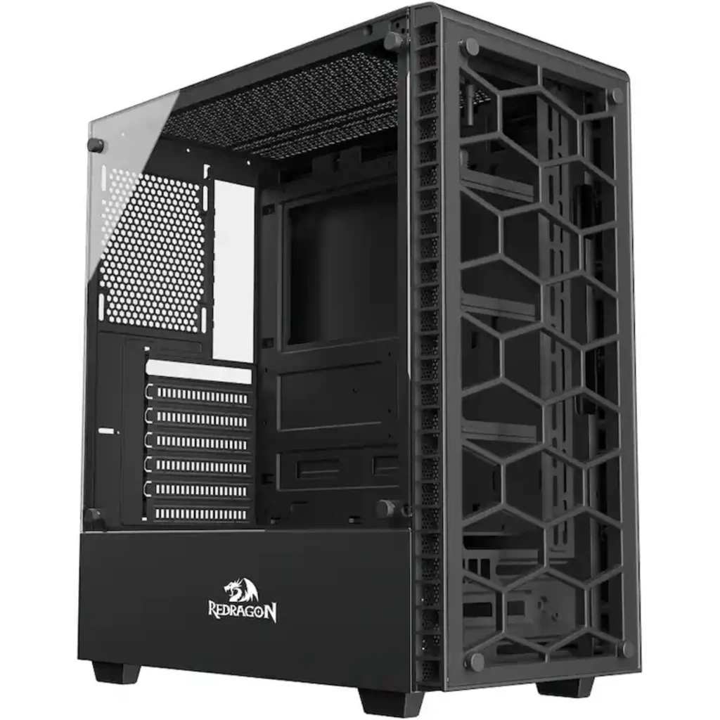 Gabinete Gamer Redragon GC-624, Vidrio templado ATX Color Negro