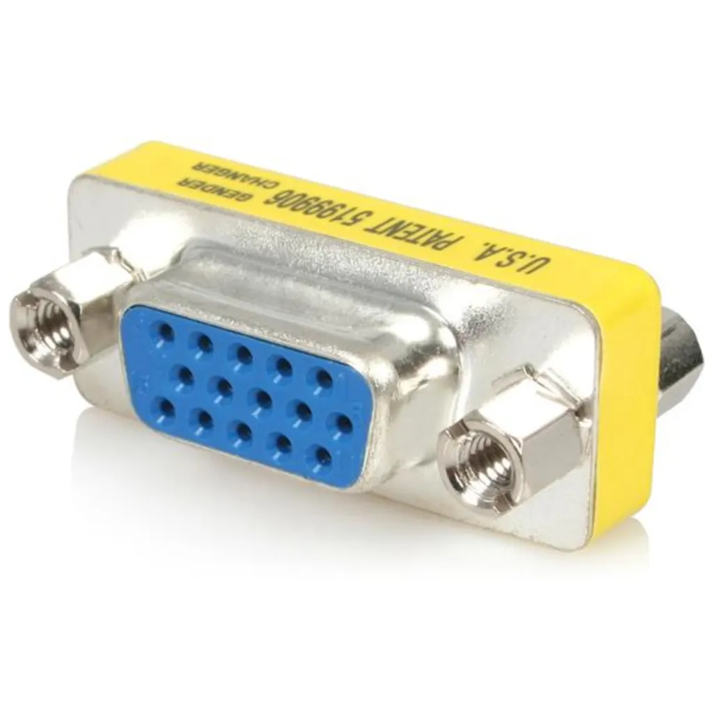 Adaptador VGA Startech Acoplador Unión de Conectores HD15 Hembra a Hembra