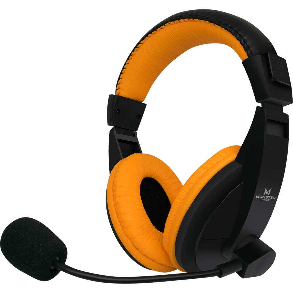550RG HEADSET GAMER MONSTER LOUD ORANGE