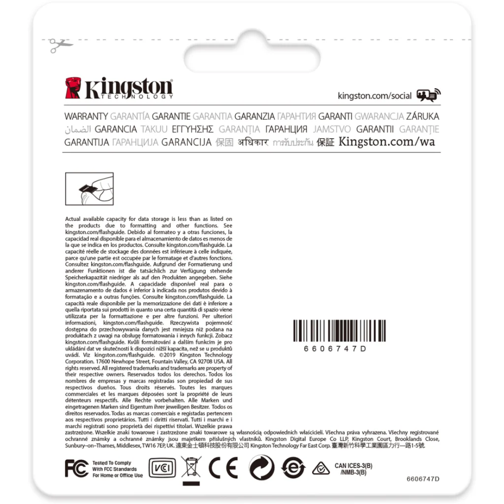 Imagen 2 de Memoria MicroSDHC 128GB Kingston Endurance Surveillance UHS-I  U1 CL10 
