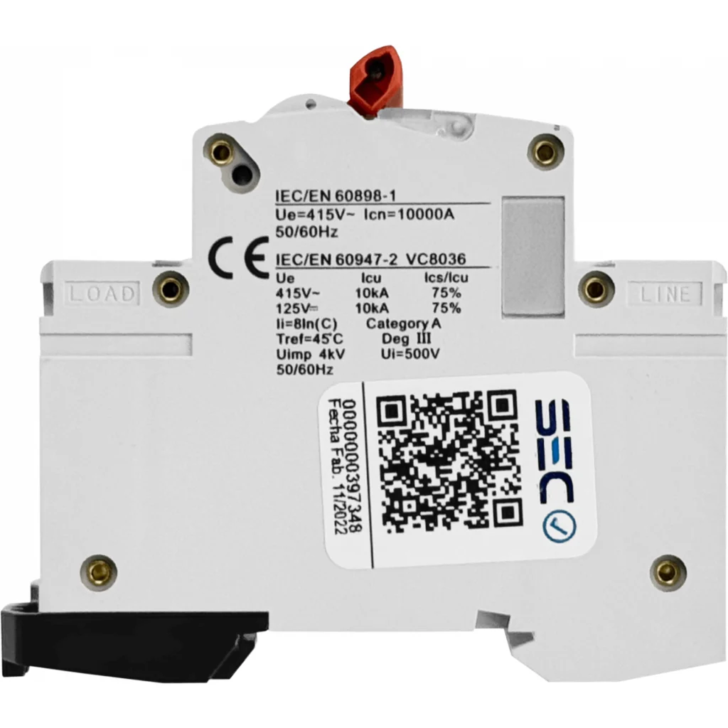 Imagen 3 de Trifasico 3x32A 15kA 230/400V Interruptor Termomagnetico C32 BKN-b