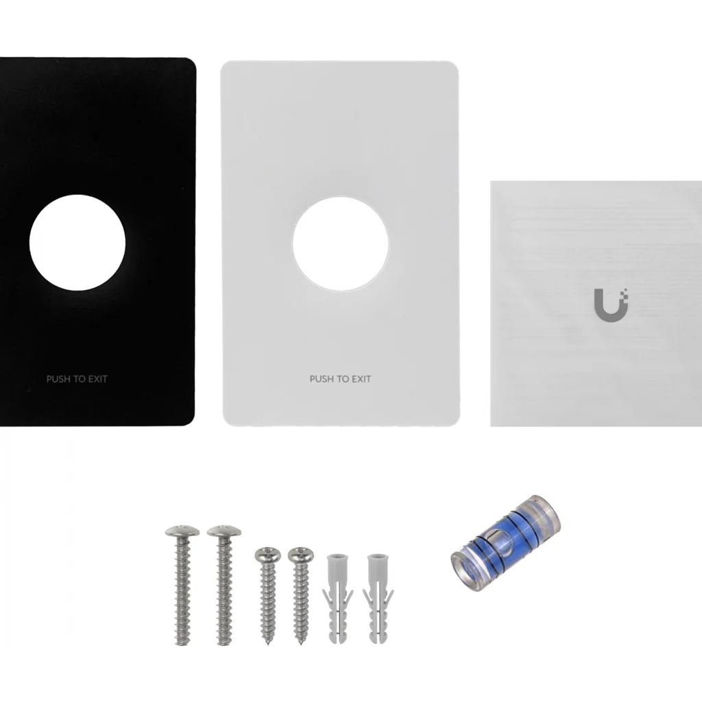 Imagen 3 de UniFi Access Boton Pulsador-N/A Incluye Placa Metalica keystone Blanco y Negro
