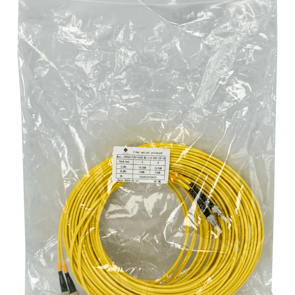 Imagen 2 de 25mt ST-FC MonoModo SM Simplex Jumper Cable Fibra 3.0mm 9/125um LSZH