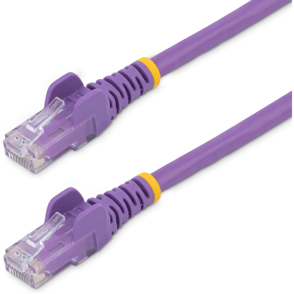 Cable de Red StarTech Cat6 UTP Sin enganches 3 metros Color Púrpura