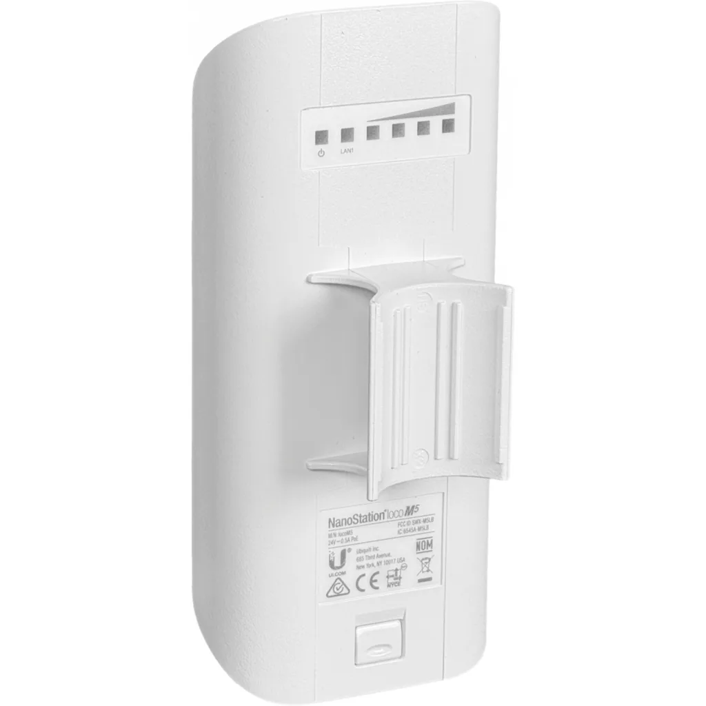 Imagen 1 de Ubiquiti NanoStation airMax para conexion PtP en 5GHz 23dBm/13dBi