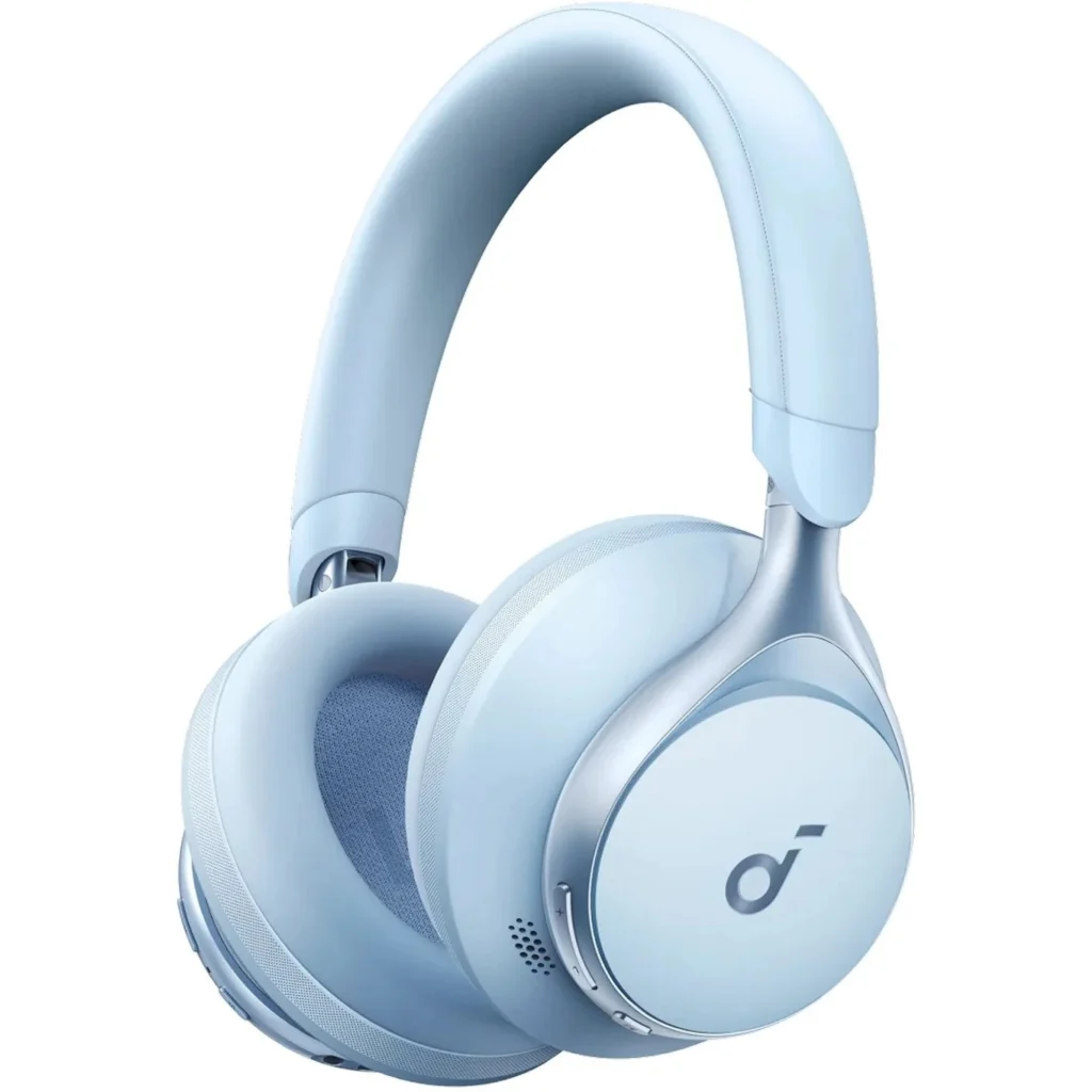 Audifono Over Ear Noise Cancelling Space One Soundcore celeste