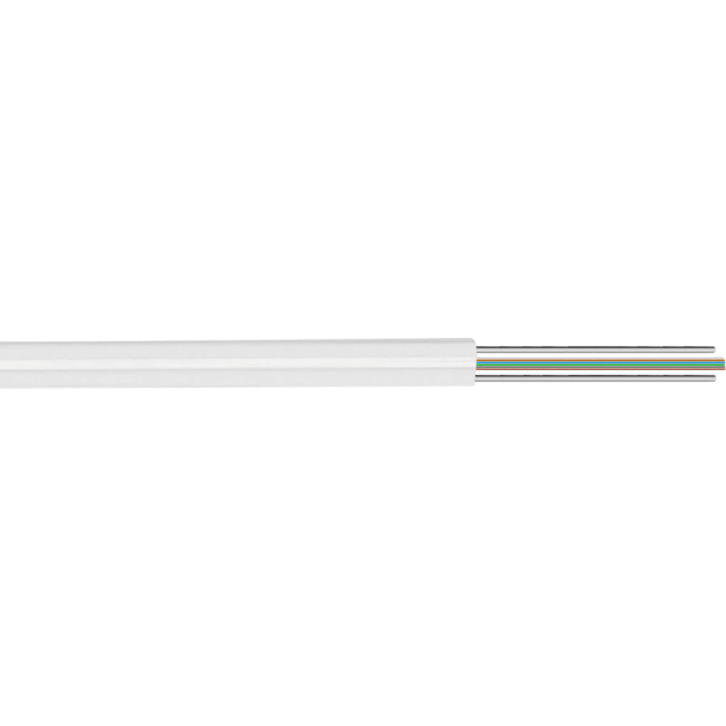 Imagen 2 de 6-Fibras-G652D Blanca 500m DropCable Ext FTTH SM LSZH 4x2.5mm