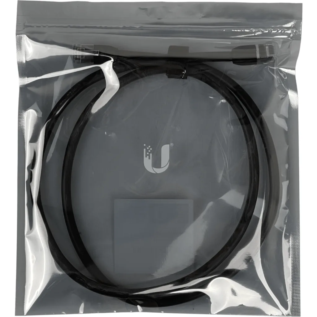 Imagen 1 de Cable de Red Ubiquiti CAT5E F/UTP 1mt Color NEGRO