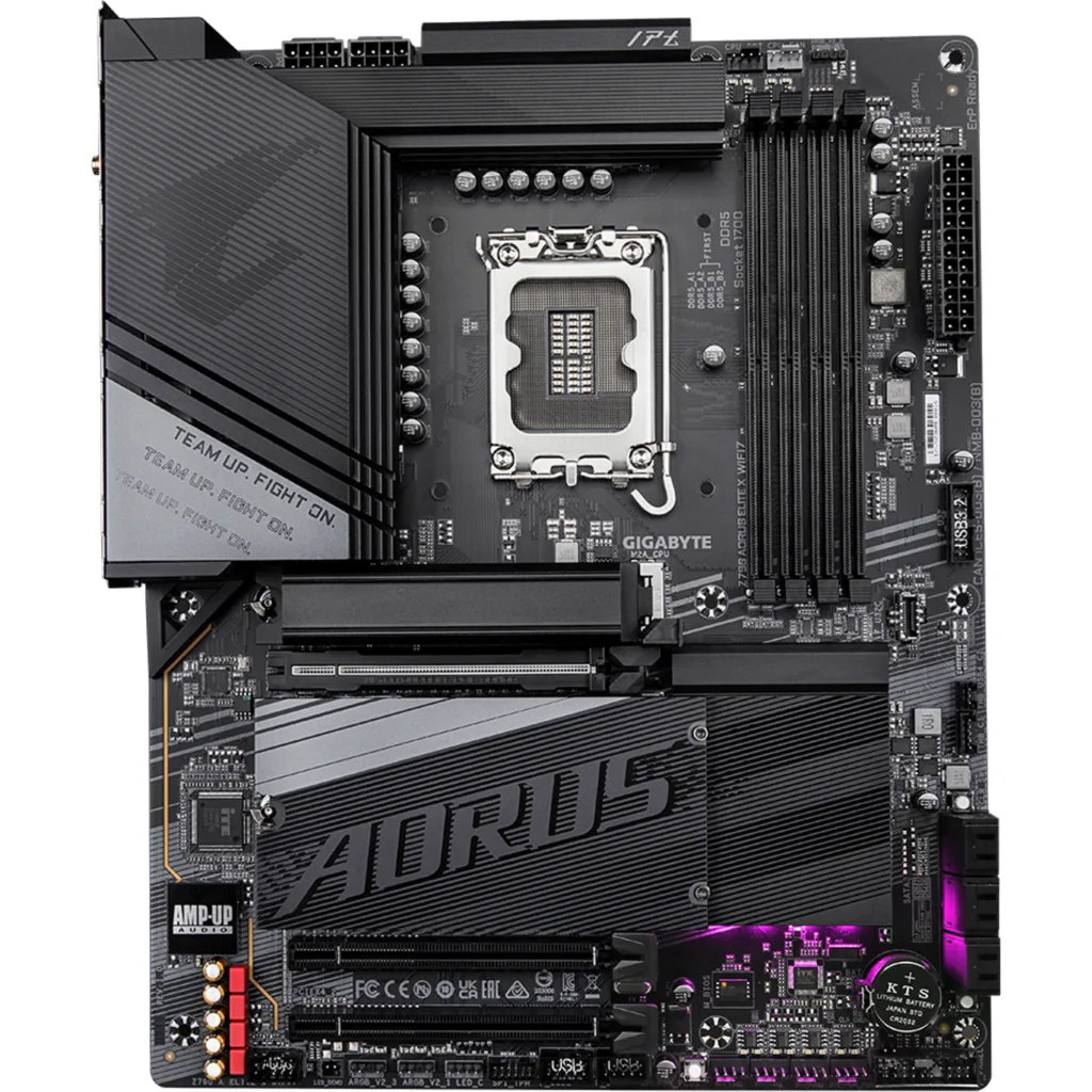 Imagen 1 de Tarjeta Madre Gigabyte Z790 A ELITE X WIFI7 LGA1700 4*DDR5 4*M.2 DP HDMI USB3.2