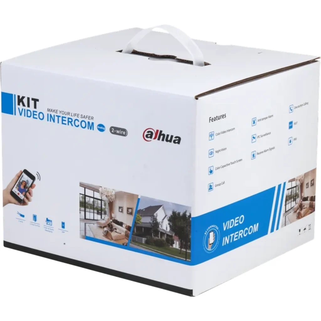 Imagen 1 de DHI-KTX01(S). Kit Video portero de 2 Hilos pantalla de 7" (VTO2003F / VTH5123H-W / VTNC1003C / VTM115)