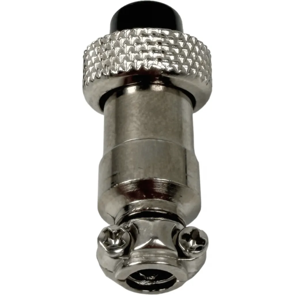 6-pin Hembra Volante Conector GX12 Soldable Aviacion