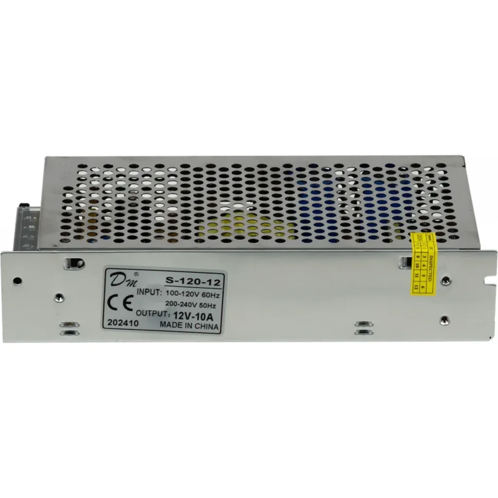 Imagen 1 de HT-120W. 12VDC 10A 120W Fuente Poder Ajustable Regleta interior