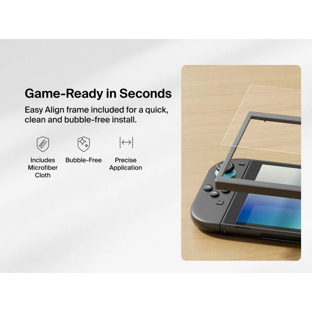 Imagen 7 de Lamina Glass Anti-Glare Screen Protector para Nintendo Switch 2