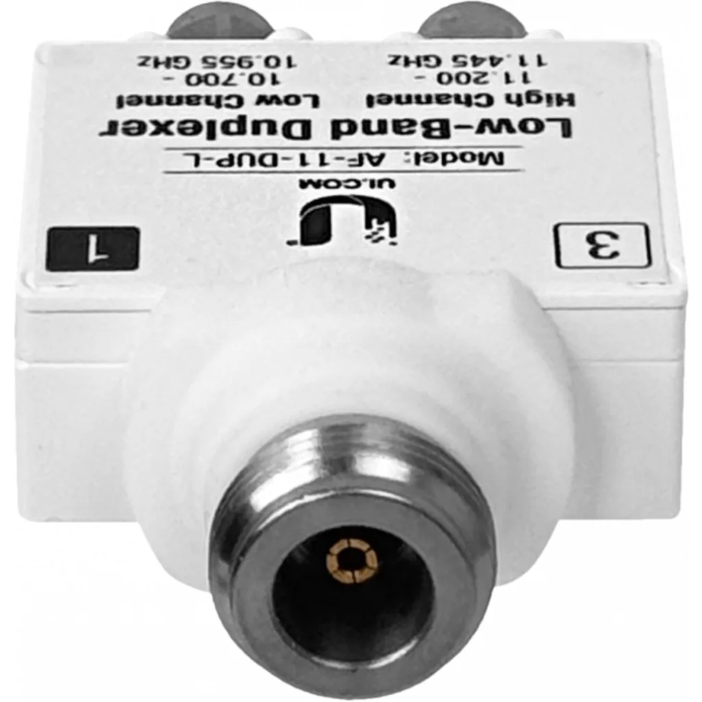 Imagen 1 de UBIQUITI 10,7-11,0/11,2-11,5GHz 2-SMA-M 1-N-H Multiplexor para AF-11