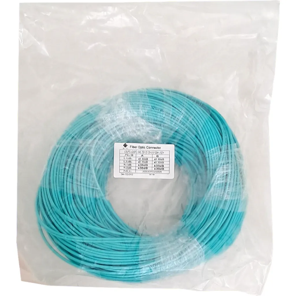 Imagen 1 de 100mt LC-LC OM3 MultiModo MM Duplex Jumper Fibra 3.0mm 50/125um LSZH