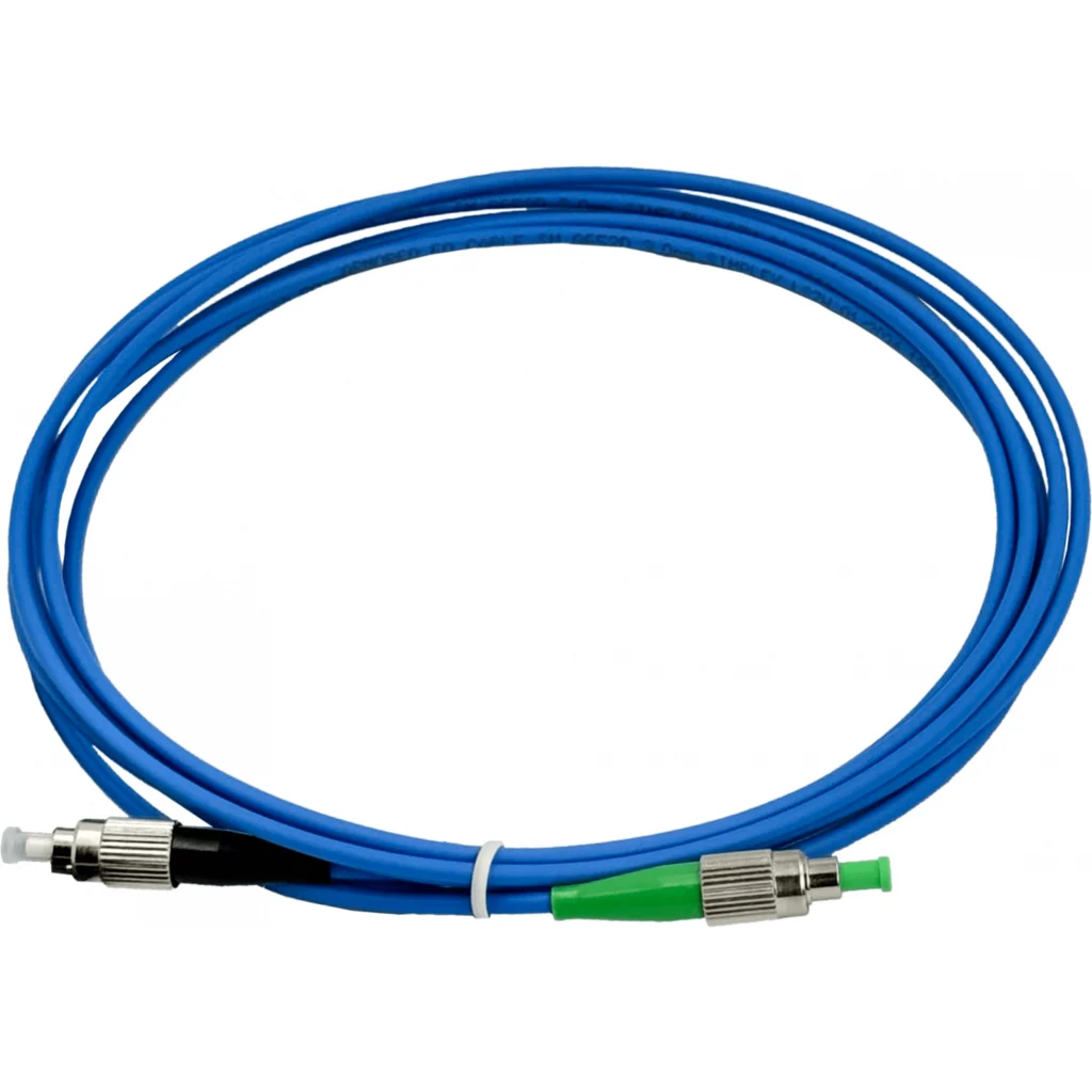 LSZH Blindado 3mt FC/UPC-FC/APC SM Simplex JumperFibra 3.0mm 9/125um