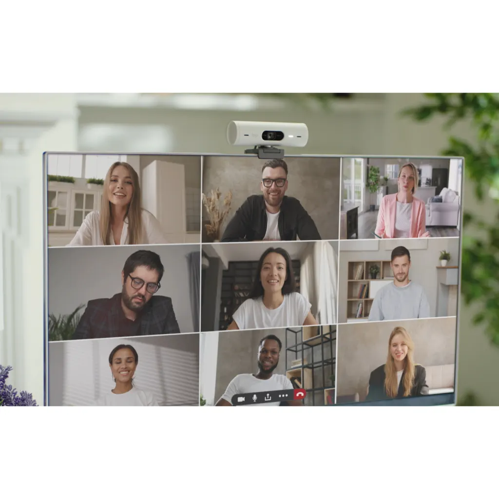 Imagen 7 de Webcam Logitech Brio 500 4mp Full HD 1080p Micrófono Integrado USB-C Blanco