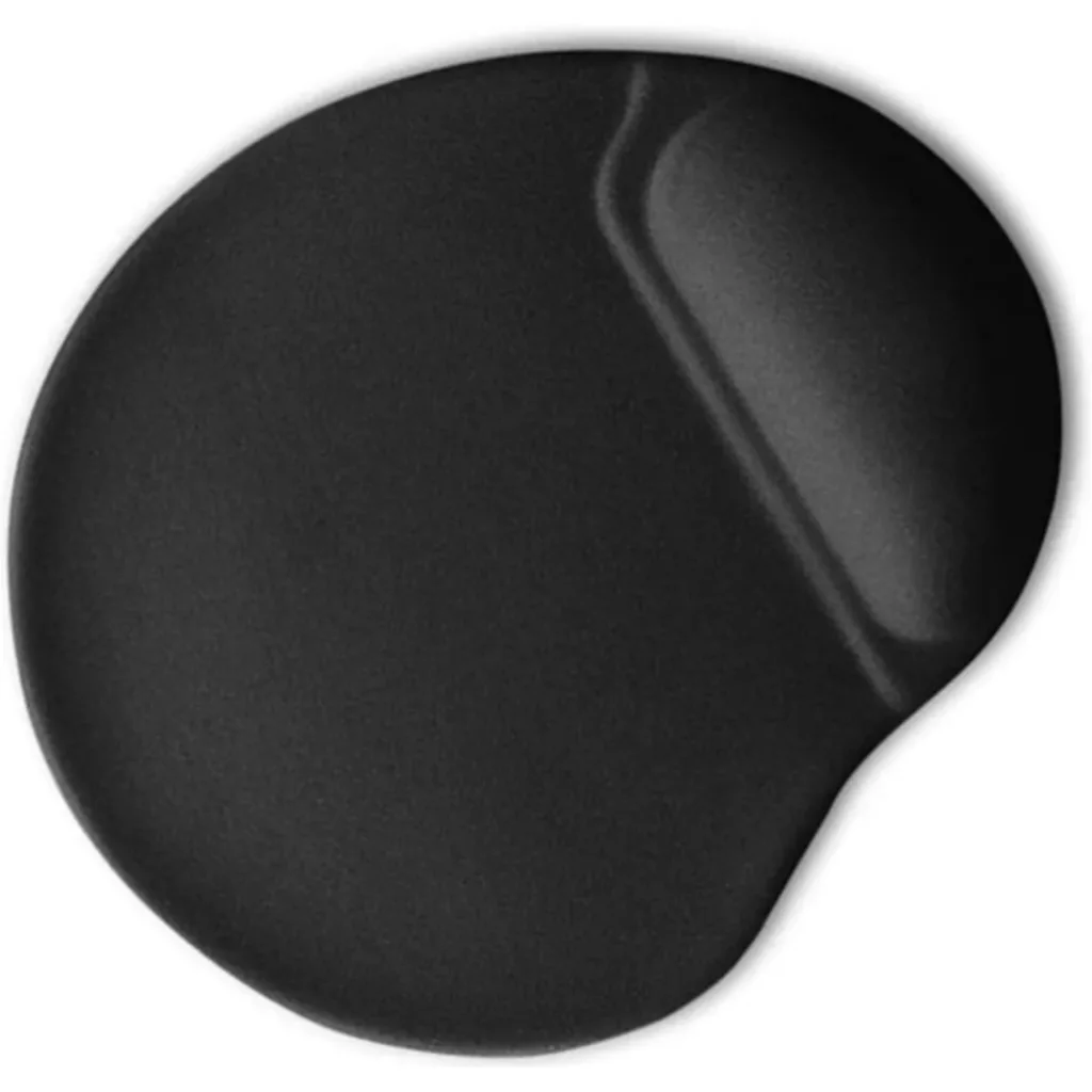 Imagen 1 de Mouse Pad Ultra con Gel Apoya Muñeca Color Negro Material Goma/Gel