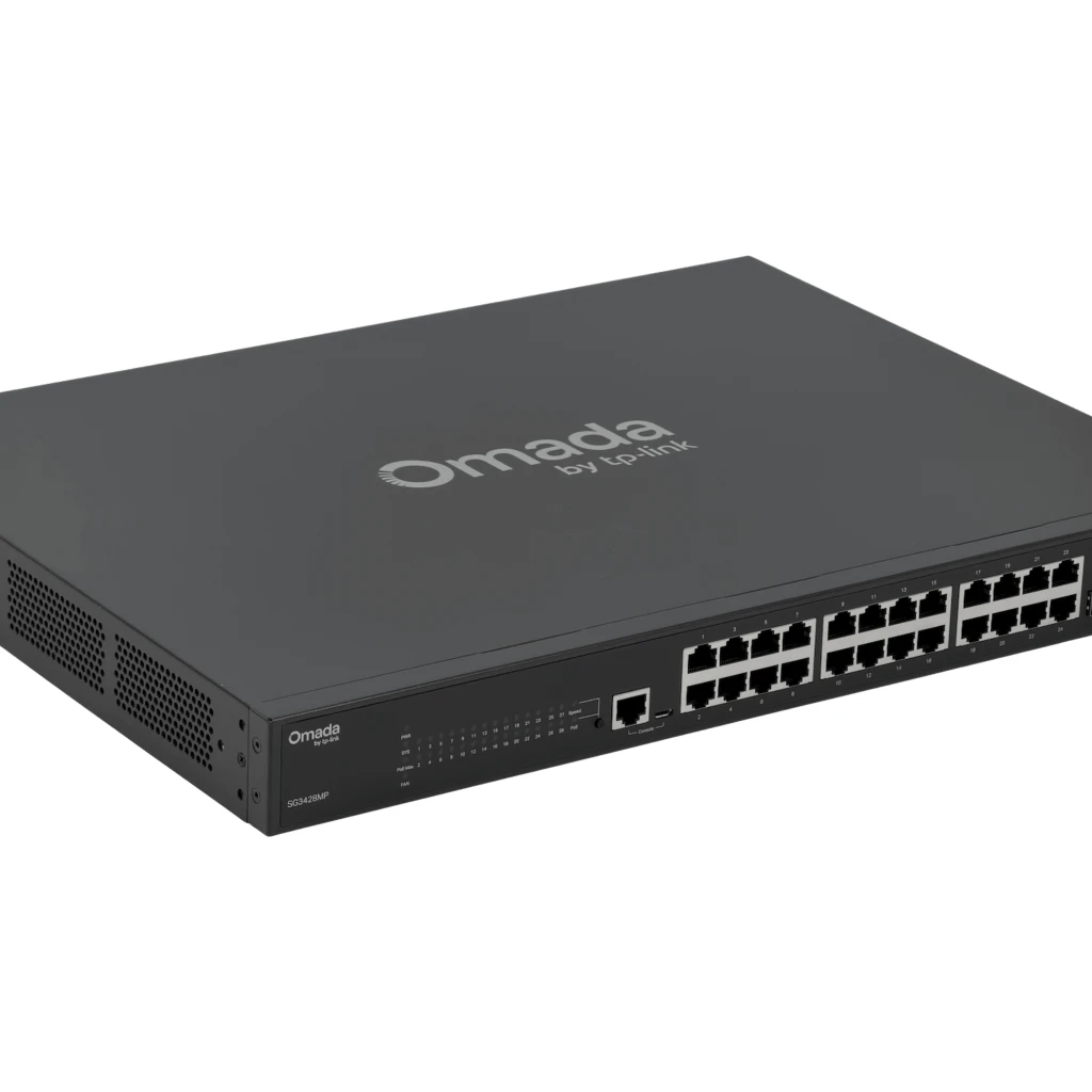 Imagen 4 de Switch TP-Link TL-SG3428MP Admin JetStream 24x 10/100/1000 + 4 SFP PoE 384W