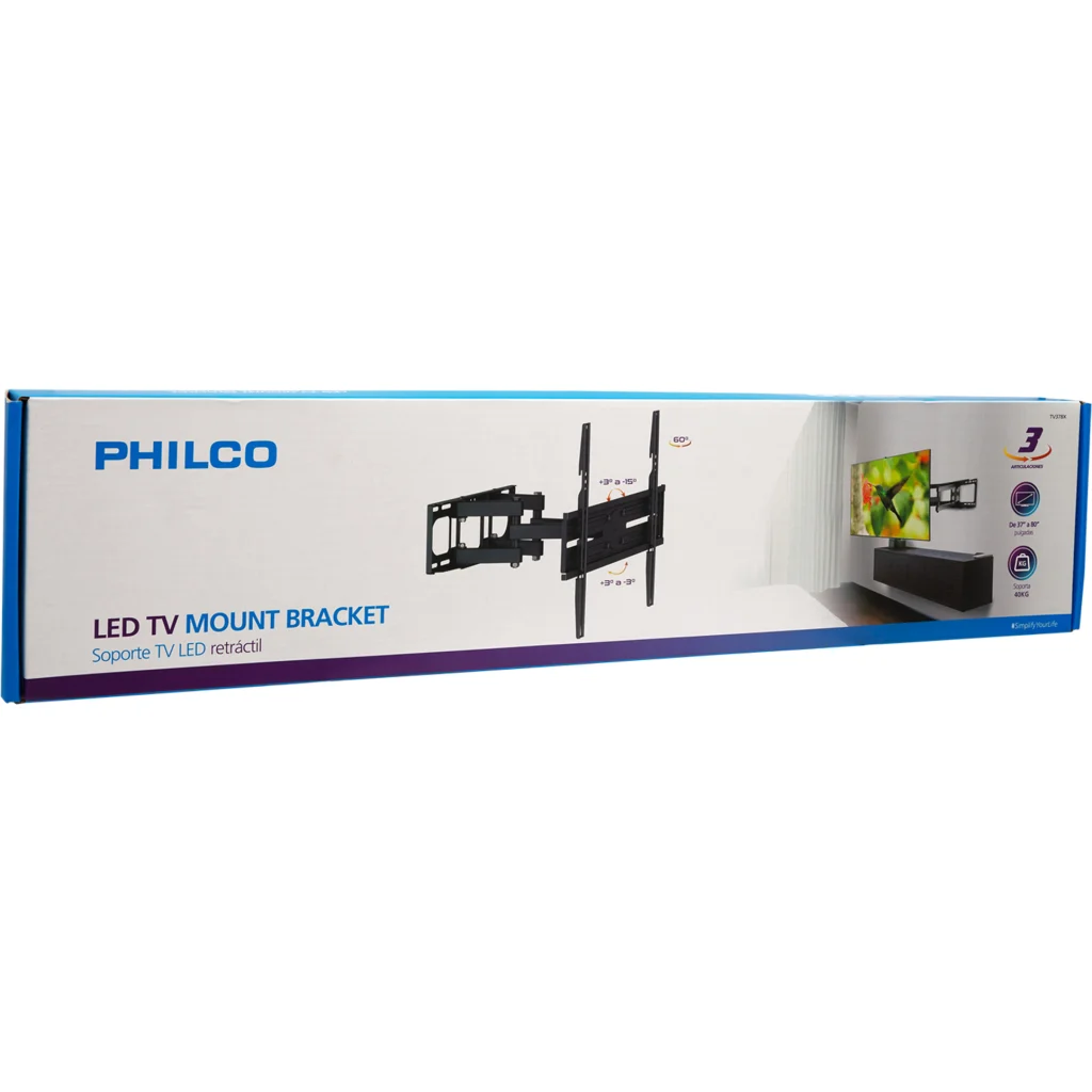 Imagen 3 de SOPORTE TV PARA 37 A 80 PULG CON 5 ARTICULACIONES MAX 40 KG