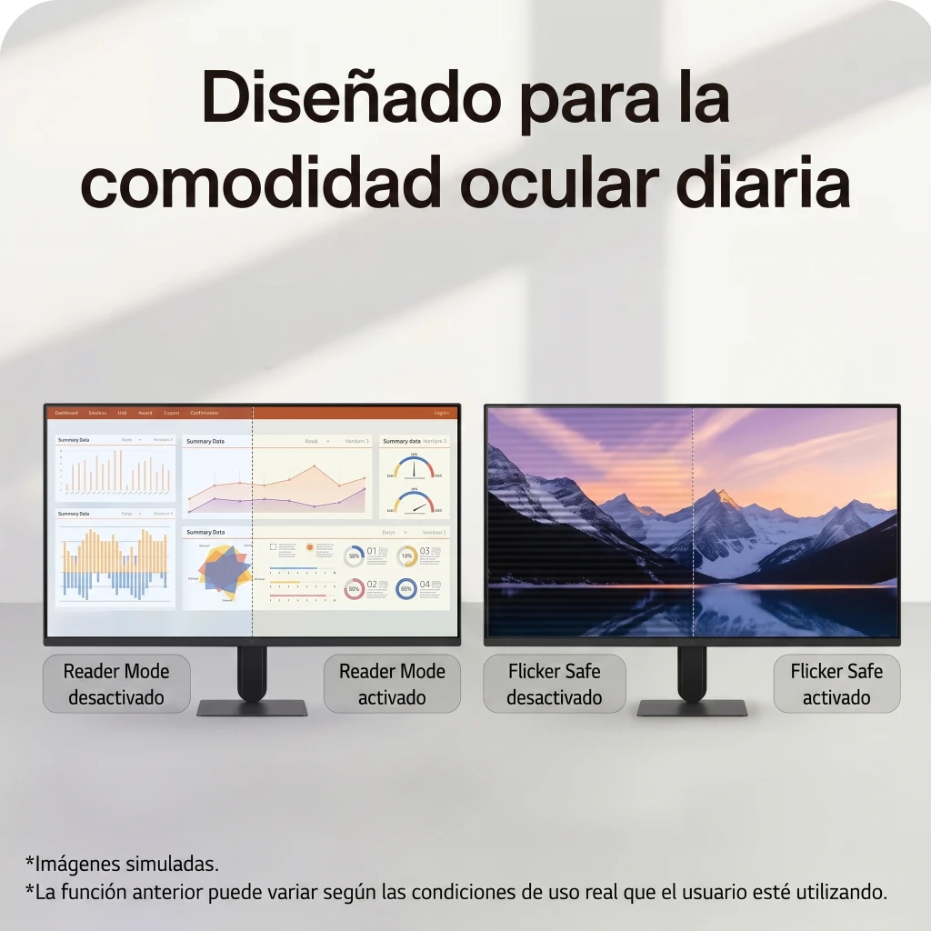 Imagen 10 de Monitor LG U4 24" FHD 1920*1080 IPS HDMI VGA Salida Auriculares 144Hz 