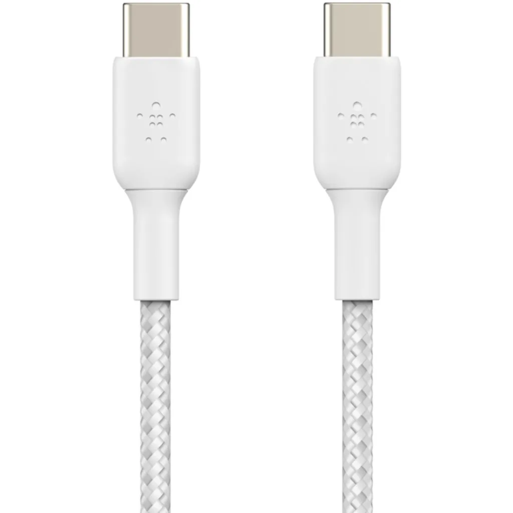 Imagen 2 de Belkin Cable BoostCharge USB-C to USB-C Braided 1mts. White