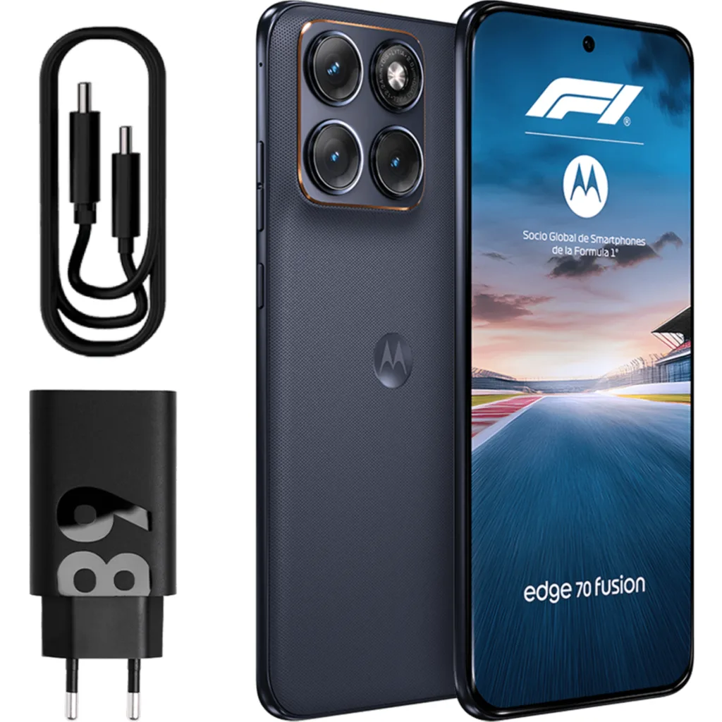 Imagen 3 de Celular Motorola Edge 70 Fusion 5G 256GB 8GB RAM Azul (Silhouette)