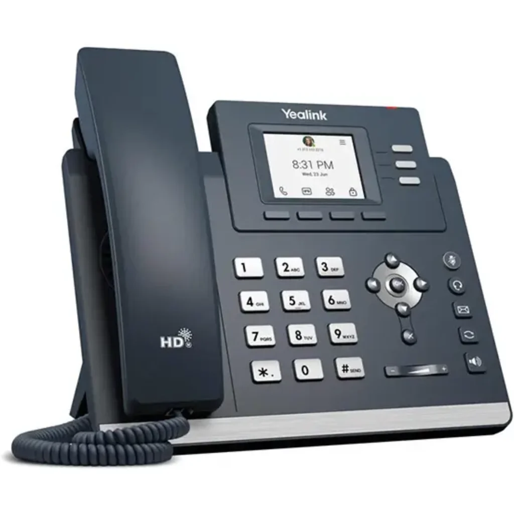 Telefono Yealink nativo Teams Pantalla 2.4" handset magnético, USB, GB POE 
