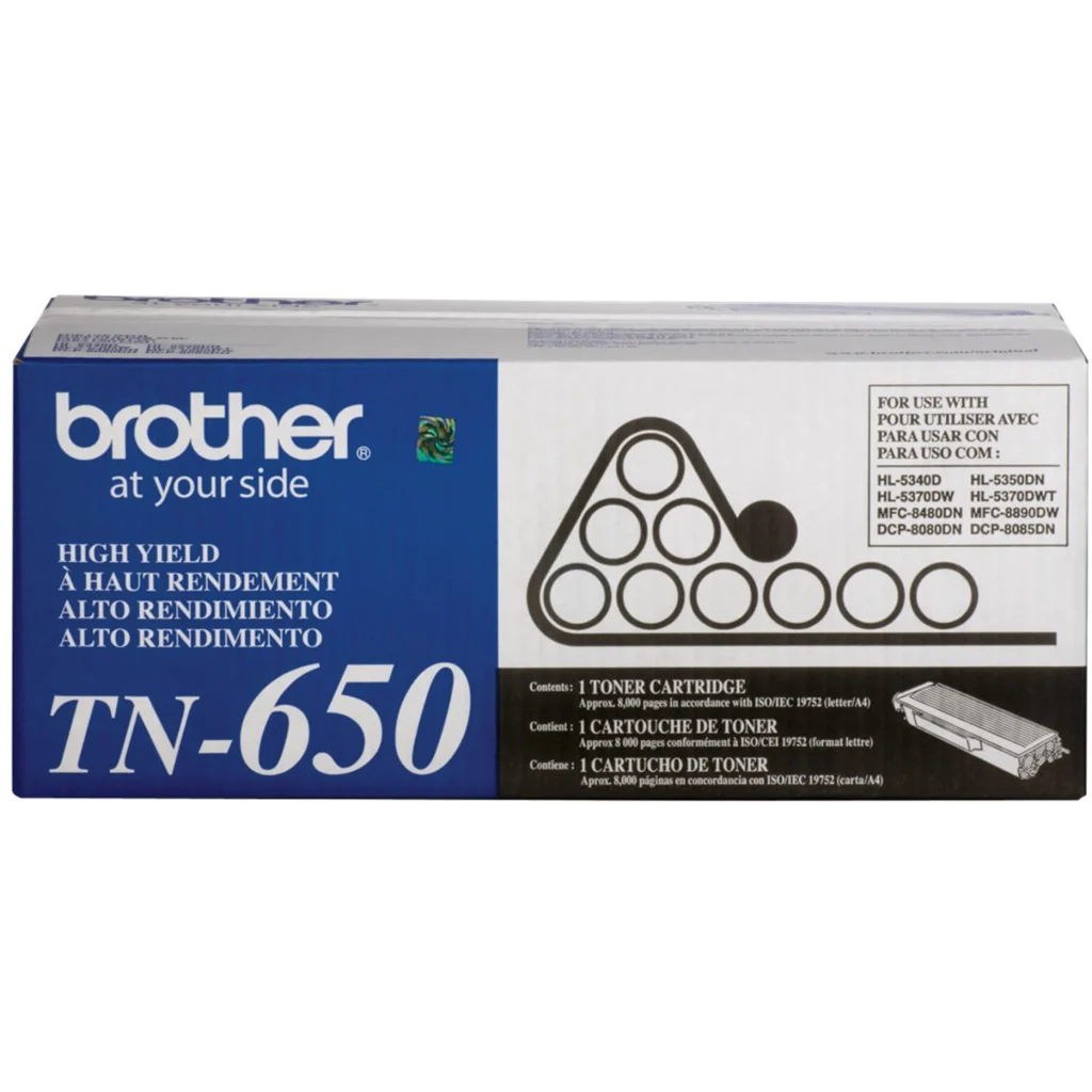 Toner Brother TN-650, HL5340D HL5355DN,DCP8085,MFC8480DN,MFC8890D, 8000 Pág