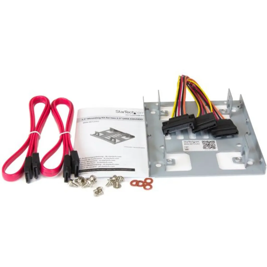 Imagen 5 de Bracket Adaptador p/ PC de 2 Unidade SSD 2.5" a 3.5" Incluye Juego de Tornillos