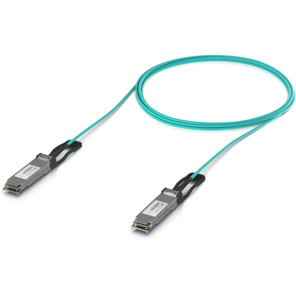 Imagen 1 de UI 5mt QSFP28-100Gbps Cable 3mm Fibra-MM Directa AOC-QSFP28-5M