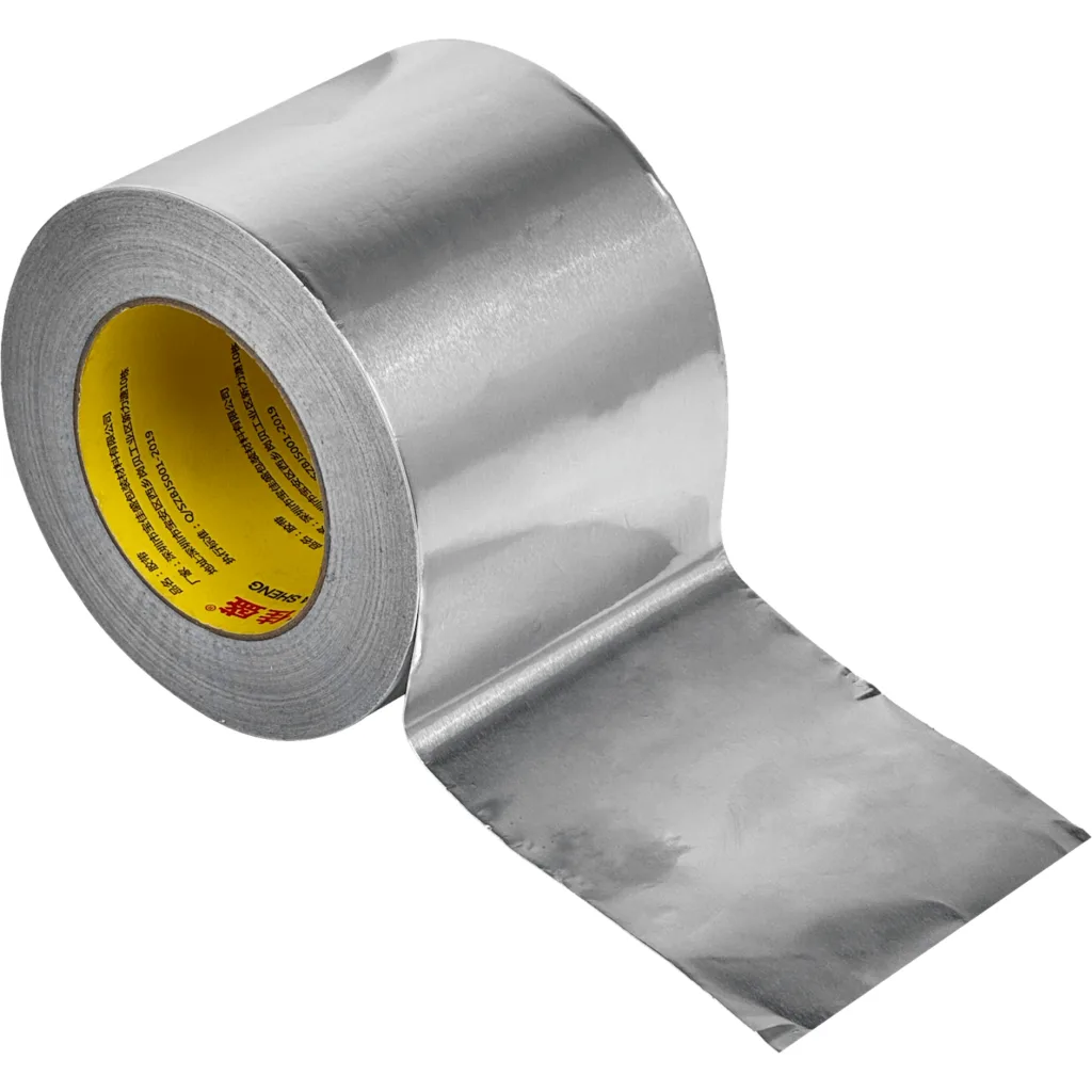 Imagen 1 de Grueso-0,03mm Ancho-150mm Largo-50mt Cinta Adhesiva Aluminio PlasticPE
