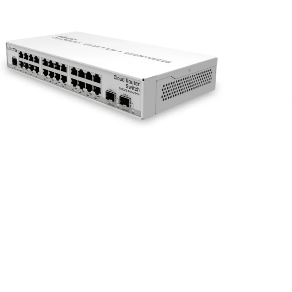 Switch MikroTik CRS326-24G-2S+IN, 24 Prts 10/100/1000 2x SFP+ Administrable