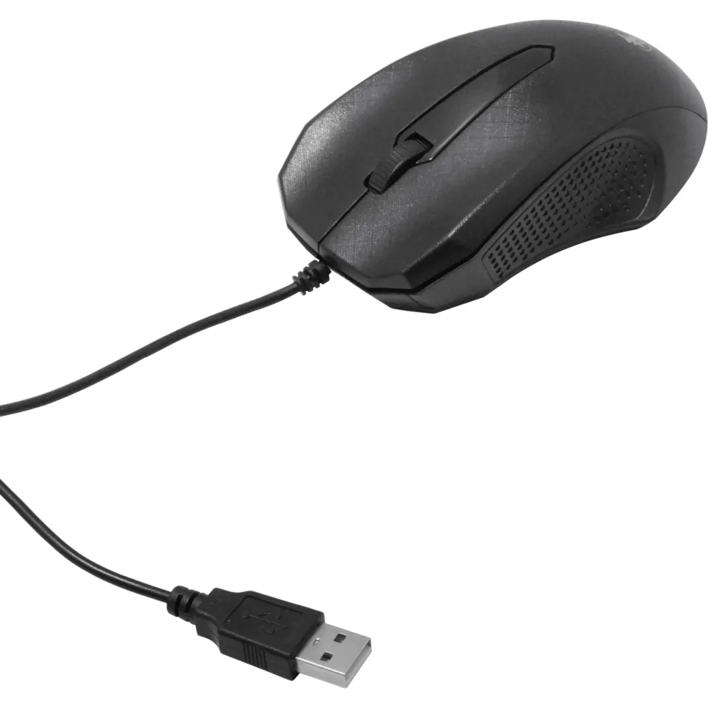 Imagen 3 de XTECH Mouse USB-AM Cableado-125cm Negro Raton Optico