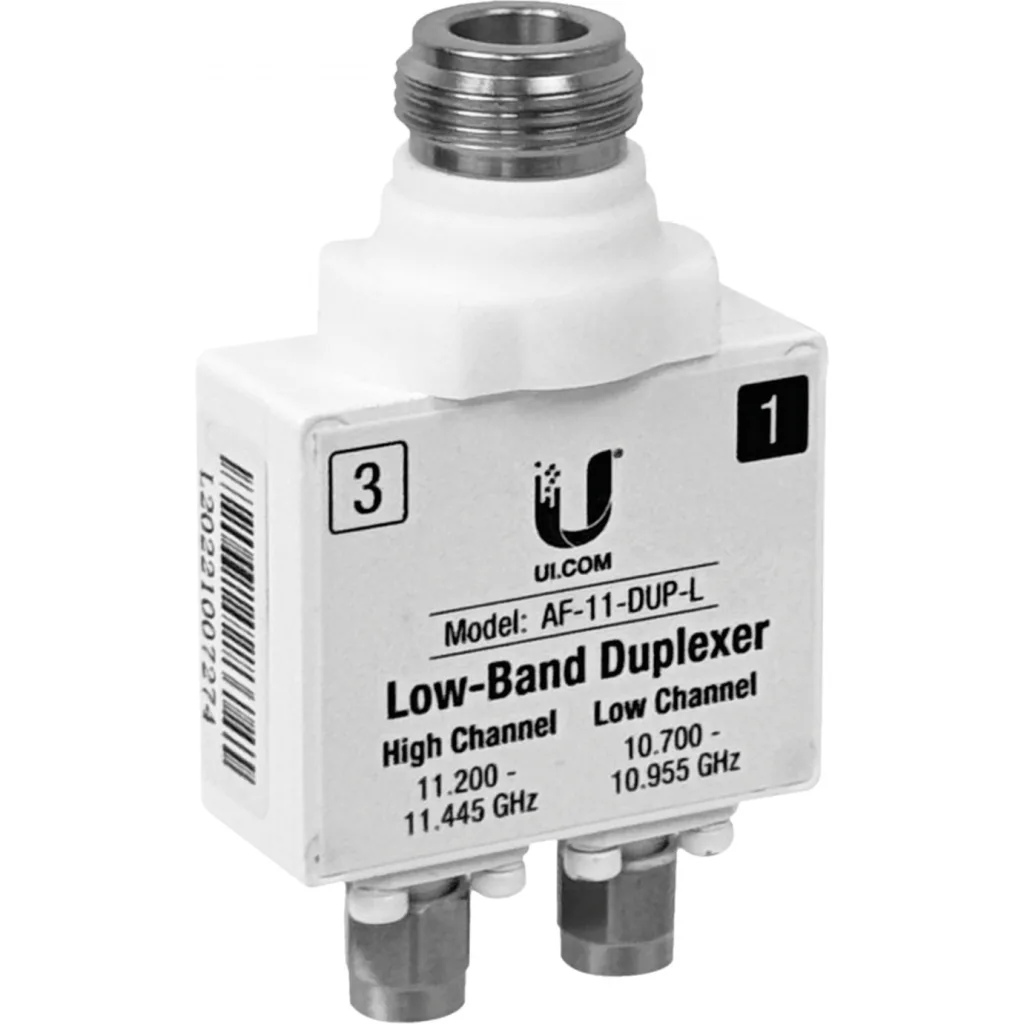 Imagen 3 de UBIQUITI 10,7-11,0/11,2-11,5GHz 2-SMA-M 1-N-H Multiplexor para AF-11