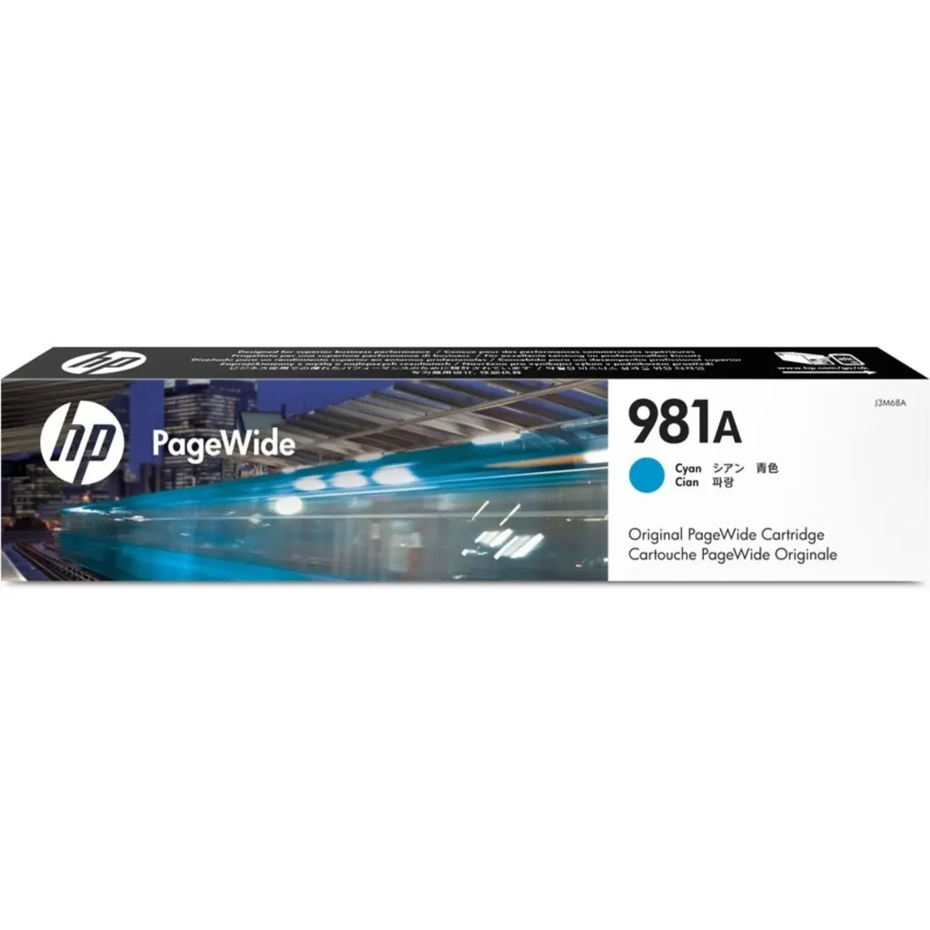 Catridge HP 981A Cyan ORIGINAL PAGEWIDE CAT. 6000 pag. 