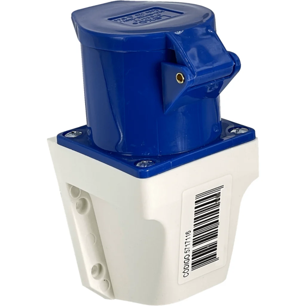 Imagen 1 de PCE Typ423-6h 32A IP44 Hembra Enchufe Industrial 690V 2P+T