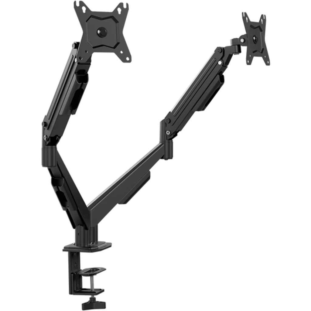 Soporte de Escritorio 2 Brazos para Monitor 13" a 32" 8Kg VESA100 KlipX KMM-410