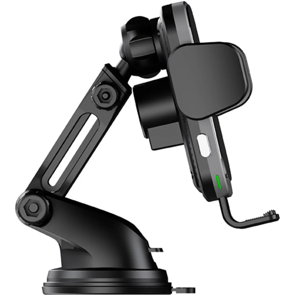 Imagen 3 de Klip Xtreme - Car wireless charging holder - 15 Watt - 24 pin USB-C - Cellular phone - Wireless - Para Smartphones - Automatic