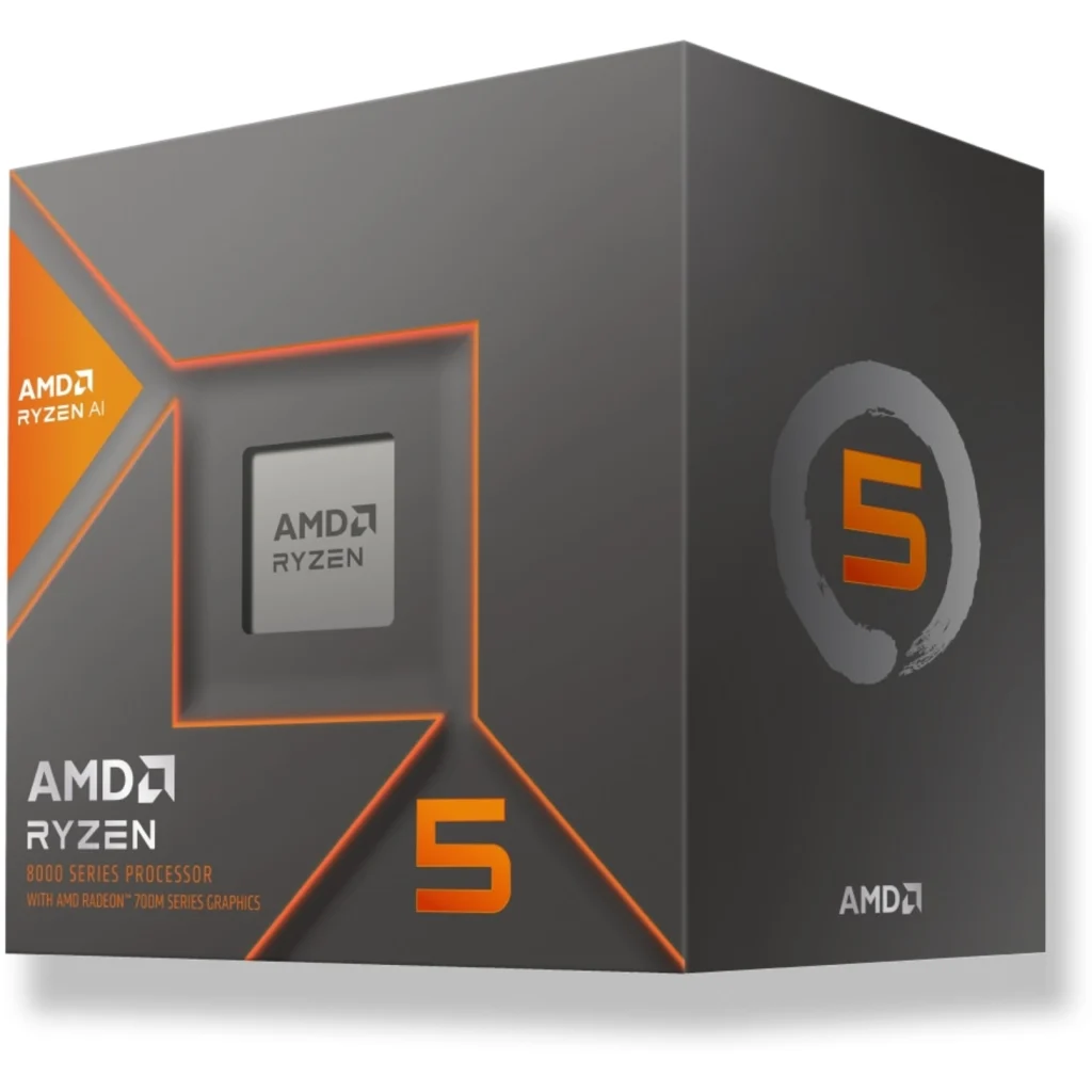 CPU S/ AM5 RYZEN 5 8600G/ WITH COOLER 5.0 GHZ MX BOOST 4.3GHZ 6 CORE 12THREAD AMD