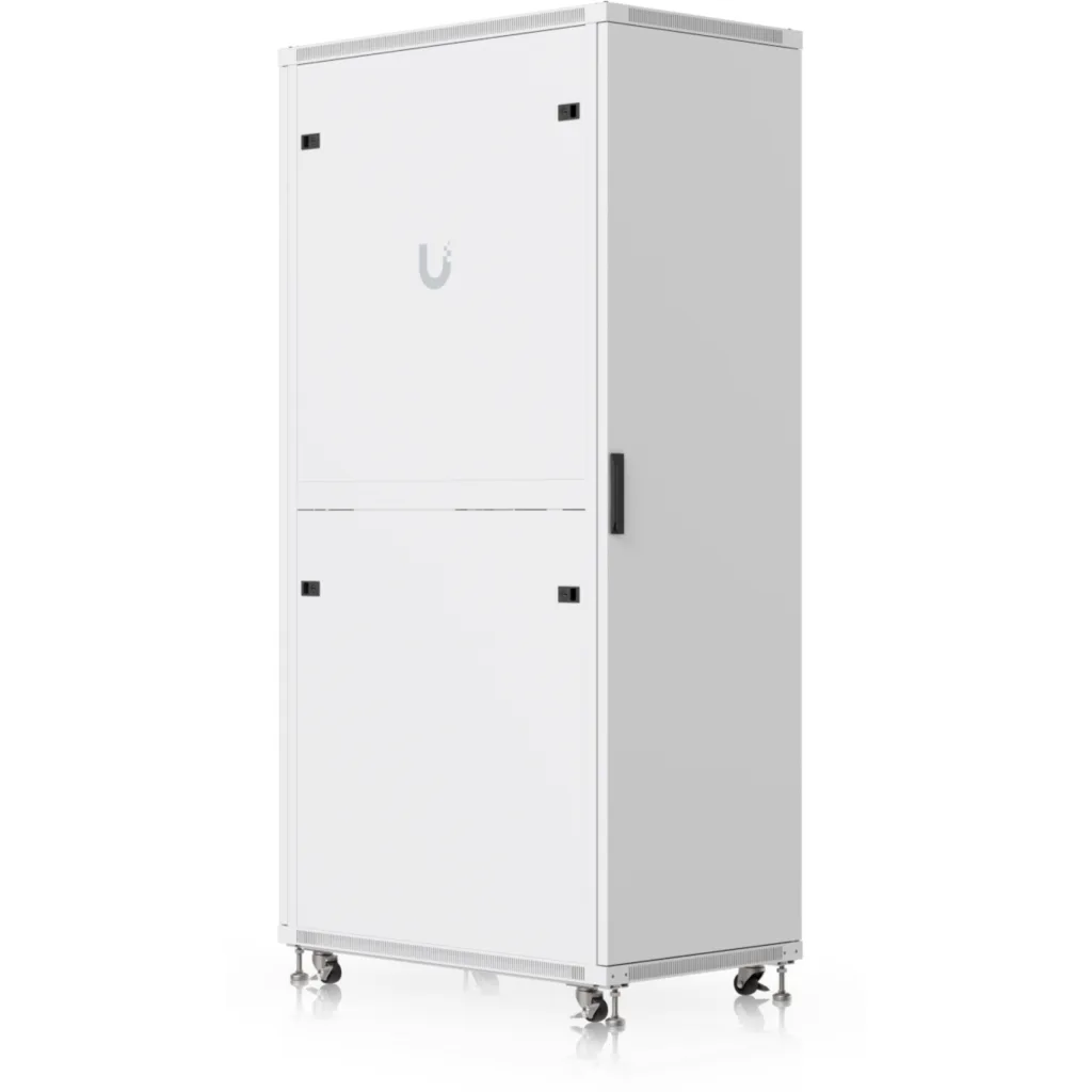 Imagen 5 de UniFi Gabinete rack 42U piso, ensamblado con ventiladores incorporados, paneles removibles y ruedas con cerradura,