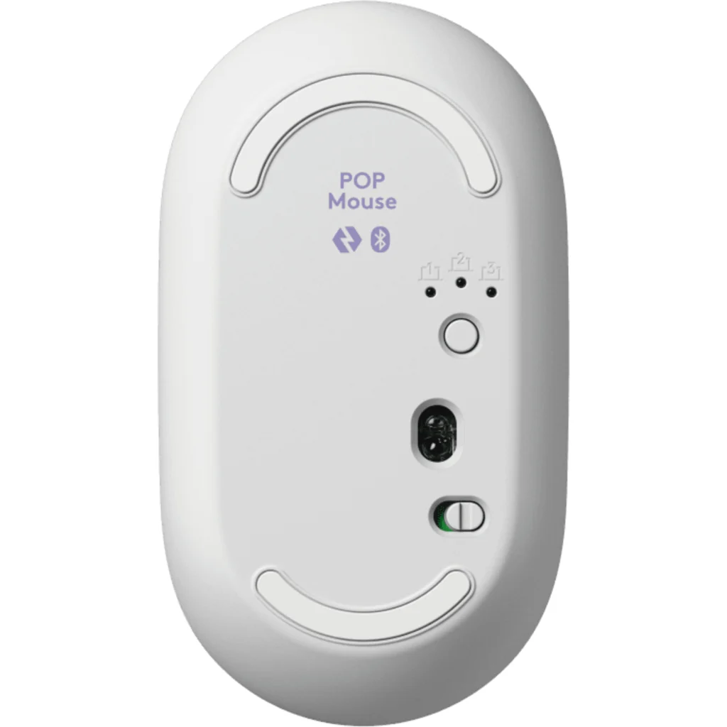 Imagen 3 de Kit Teclado Mouse Logitech Pop Icon Conectividad Inalámbrica BT Lila/Blanco
