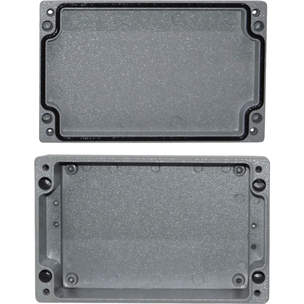 Imagen 2 de Caja 160x100x60mm IP66 Aluminio Grueso 4-Tornillos