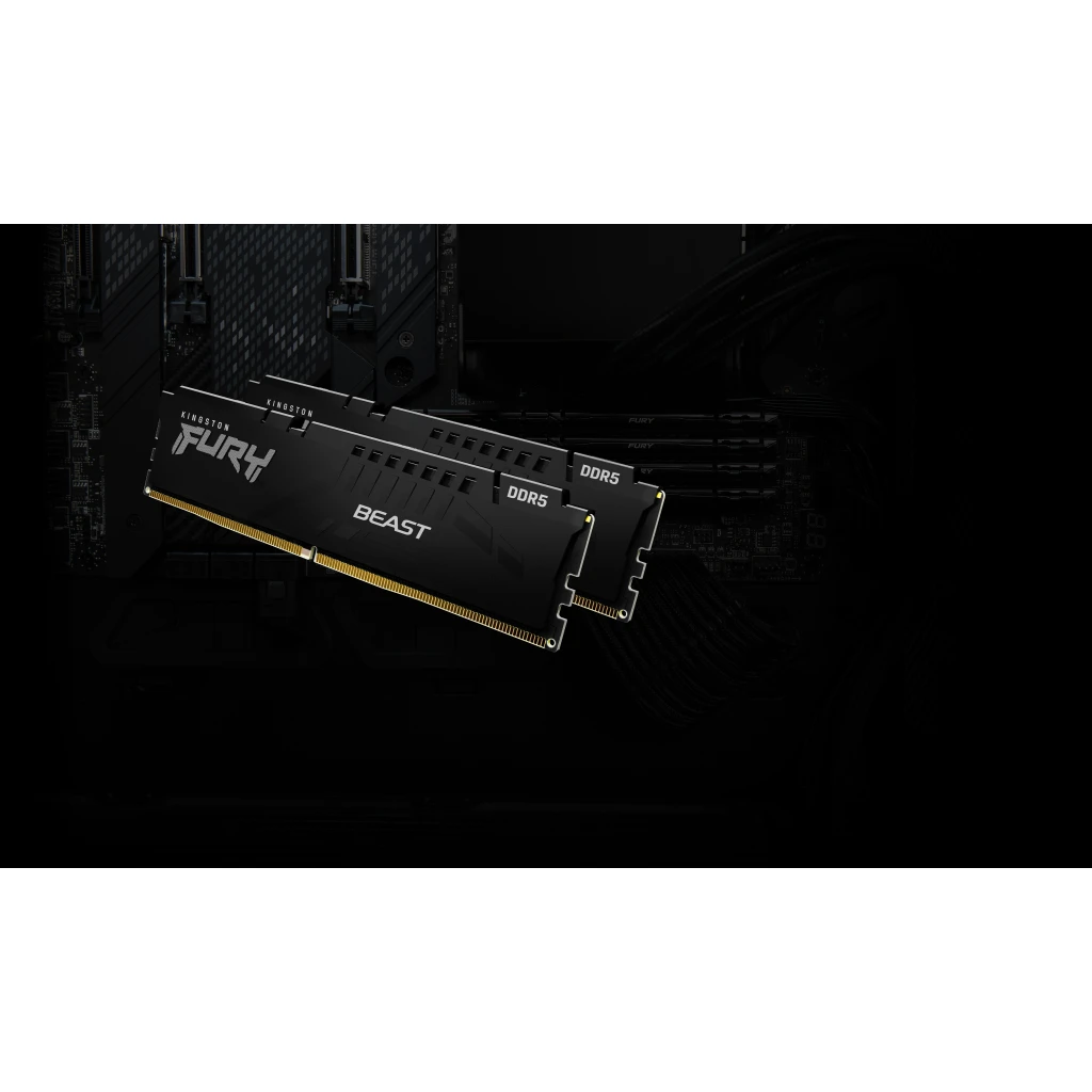 Imagen 7 de Memoria RAM 64GB DDR5 5600MHz DIMM CL36 Non-ECC 1.25v 288p KingstonFuryBeastBlac