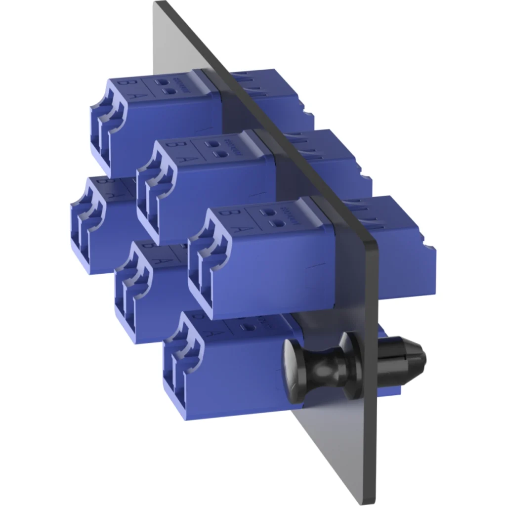 Imagen 3 de Panduit panel del adaptador de fibra LC es OS1/Os2 6 puertos