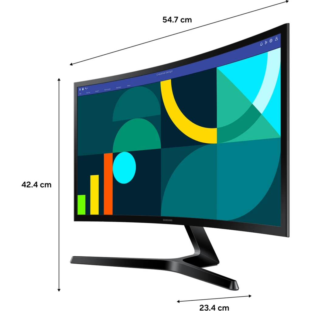 Imagen 1 de Monitor Curvo Samsung S36GD 24" FHD 1920*1080 VA 1*HDMI 1*VGA 100hz 4 (GTG)