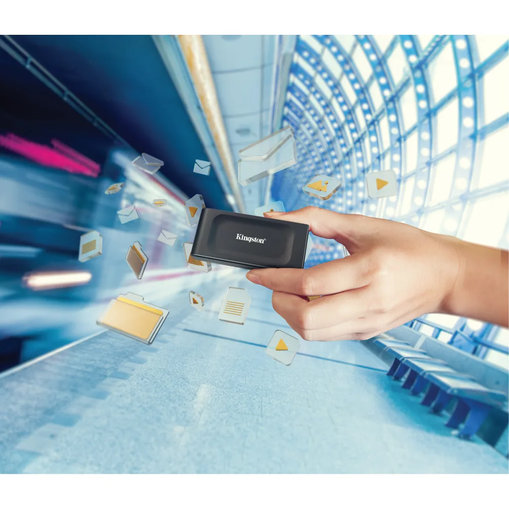 Imagen 12 de Unidad SSD Externo Kingston XS1000 2TB USB3.2 Gen2 Lec1050MBs Esc1000MBs Negro