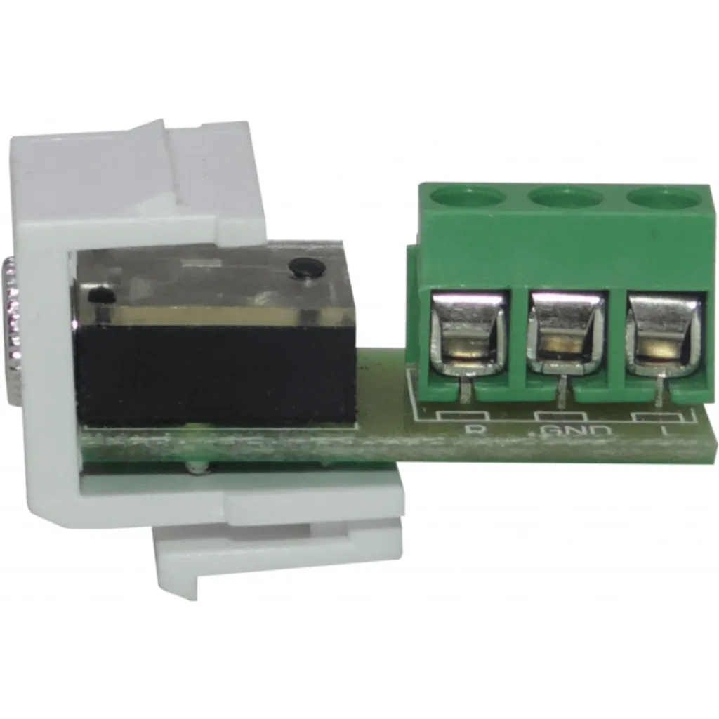Imagen 2 de Keystone 3.5mm 3,5mm-H Phone-1/8 Audio Atornillable Terreno Plug Jack