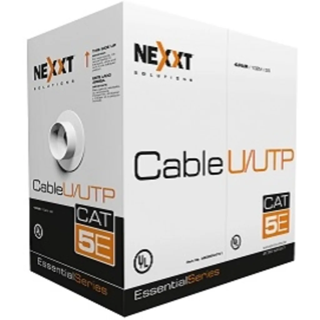 Cable de Red Nexxt Cat5e U/UTP RJ45 4P 25awg 102Mts Color GRIS